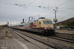 101 110-5 mit dem IC 2083/85 Hamburg Altona - Berchtesgarden/Obersdorf in Treuchtlingen. 14.11.23