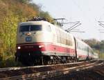 103 235-8 bei Ulm mit EC aus Innsbruck am 26.10.2014.