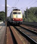 103 179-8 auf der Donaubrücke in Neu-Ulm/Ulm am 11.06.1983.