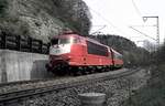 103 178-0 mit ÖBB EC Mozart auf der Geislinger Steige am 30.04.1994.