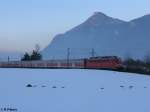 110 325 zieht ein RE nach Kufstein bei Niederaudorf.