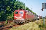 Am 7 Juli 2000 treft 110 251 in Viersen ein.