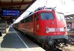 110 450-4 mit RB 19334 in Ulm nach Geislingen (Steige) am 24.05.2007.
