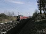 111 034-5 zieht als RE59102 nach Nrnberg bei Fahlenbach.