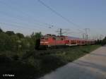 111 179-6 mit RE4268 Passau - Nrnberg (RADLZUG) in Obertraubling.