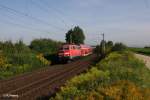 111 200-2 mit RE4255 nach Mnchen bei Altegolsheim.