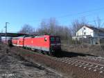 112 102-9 mit RE1 bei Frankfurt/Oder Nuhnen.