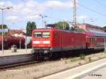 112 186-2 verlsst Frankfurt/Oder mit RE1 Eisenhttenstadt.18.05.07