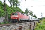 120 125-0 mit IC in Ulm am 09.06.2012.