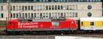 120 501-2 mit Me�zug in Hannover am 17.04.2007.