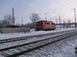 140 569-5 beim Umsetzen in Regensburg Ost 30.12.10