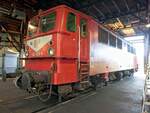 142 255-9 im Eisenbahnmuseum Halle am 20.07.2019.