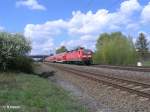 143 038-8 zieht RE10577 Leipzig  - Dresden Hbf bei Borsdorf.