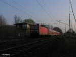 143 254-1 als RE 18207 Cottbus am B Lawitz 7:00 Uhr 19.04.11  