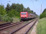 143 065-1 zieht beim ex HP Vogelsang ein RB11 Cottbus.14.06.06