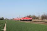 143 171-7 erreicht in wenigen Minuten Leipzig HBF mit dem RE 17689 Magdeburg - Leipzig bei Podelwitz.