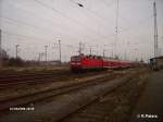 143 175-6 erreicht Eisenhttenstadt mit ein RB 11 Frankfurt/Oder.04.01.08