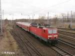 143 848-0 erreicht Eisenhttenstadt mit einer RB 11 Frankfurt/Oder 06.02.08