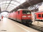 143 563-5 steht mit einer RB Zwickau in Leipzig HBF bereit.