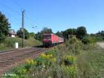 143 888-6 schiebt bei Undorf eine RB Plattling.