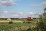 143 045 kommt mit der S2 39656 Altdorf bei Nürnberg - Roth bei Winkelhaid zurück. 03.07.20