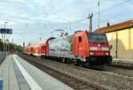 146 210-0 mit Werbung für die schönsten Strecken im Ländle in Amstetten am 11.09.2022.