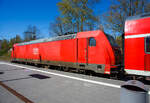 Zu dieser Zeit verkehrte der RE 1 „Hanse-Express“ nur zwischen Rostock und Bad Kleinen und nicht wie sonst �blich �ber Schwerin und B�chen bis nach Hamburg. So steht die 146 216-7 (91 80 6146 216-7 D-DB) der DB Regio Nordost steht mit dem RE 1 „Hanse-Express“ Bad Kleinen – B�tzow – Rostock am 22 April 2026 im Bahnhof Bad Kleinen zur Abfahrt bereit.

Die Die TRAXX P160 AC2 wurde 2005 von Bombardier Transportation GmbH in Kassel unter der Fabriknummer KAS 34041 gebaut.