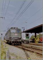 Damit die E50 091 / 150 091-7 aus Koblenz etwas Gesellschaft bekommt:  
Die DB 150 169-1 in Weinfelfden. 26.09.1996
(Gescannts Negativ)