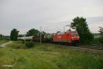 152 047-7 mit gemischten Gterzug bei Ellingen.