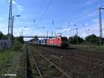 152 015-4 durchfhrt saarmund mit dem LKW-walter.