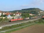 152 146 + 107 ziehen ein Wechselpritschenzug durch Retzbach-Zellingen.27.09.08