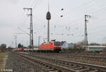 152 051-9 mit einem Containerzug in Nürnberg Hohe Marter.