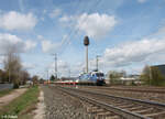 152 138-4  TFG Albertros Express  mit Containerzug in Nürnberg Hohe Marter.