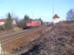 155 221-5 solo bei Frankfurt/Oder Nuhnen.