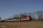 155 200-9 mit gemischten Gterzug bei Jacobsdorf(Mark) 08.03.11