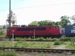 155 256-1 hat Frankfurt/Oder mit ein Containerzug erreicht.