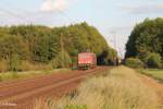 155 091-2 solo auf dem Weg nach Mainz bei der Stromkreistrennstelle Bischofsheim.