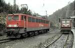 171 005-2 und 171 014-4 in Rübeland am 02.11.1999.