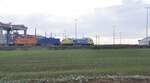 182 562-9 beim Container-Terminal bei Ulm-Beimerstetten am 08.11.2009.