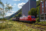 Die 185 016-3 (91 80 6185 016-3 D-DB) der DB Cargo AG fährt am 02.09.2020 mit einem Coilzug bei Koblenz-Oberwerth über die Linke Rheinstrecke (KBS 471) in Richtung Koblenz Hbf. Rechts die Koblenzer Brauerei (früher Königsbacher Brauerei).

Die TRAXX F140 AC1 wurde 2001 von  Bombardier in Kassel unter der Fabriknummer 33413 gebaut.
