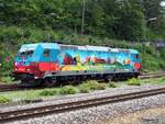 185 367-0  Günni  als Schublok in Geislingen/Steige am 03.07.2020.