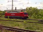 189 083-9 kommt solo von der Oderbrcke wieder nach Frankfurt/Oder eingefahren.