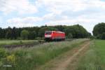 189 072-9 lz bei der Stromkreistrennstelle Bischofsheim.