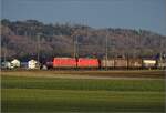 185 107 und 185 098 in Hendschiken.