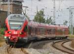 nach dem 203 313-2 raus war fuhr der DB-Regio Flirt als RE9 von Rostock Hbf Richtung Sassnitz hinterher.05.07.2013