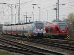 442 854 und 429 026-8 waren am 06.03.2020 abgestellt im Rostocker Hbf.