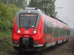 442 849-6 als S1 von Warnemnde nach Rostock Hbf bei der Einfahrt im Haltepunkt Rostock-Marienehe.23.05.2015