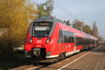 442 359 als S1(S 33963)von Rostock-Bramow nach Rostock Hbf bei der Einfahrt im Haltepunkt Rostock-Holbeinplatz.29.04.2016