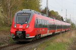 442 356 als S3(Warnemnde-Rostock)bei der Einfahrt im Haltepunkt Rostock-Bramow.30.04.2016