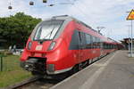 442 622-7+442 318-2 standen als RE 18491 von Warnemünde nach Berlin Hbf(tief)abgestellt in Warnemünde.19.05.2018